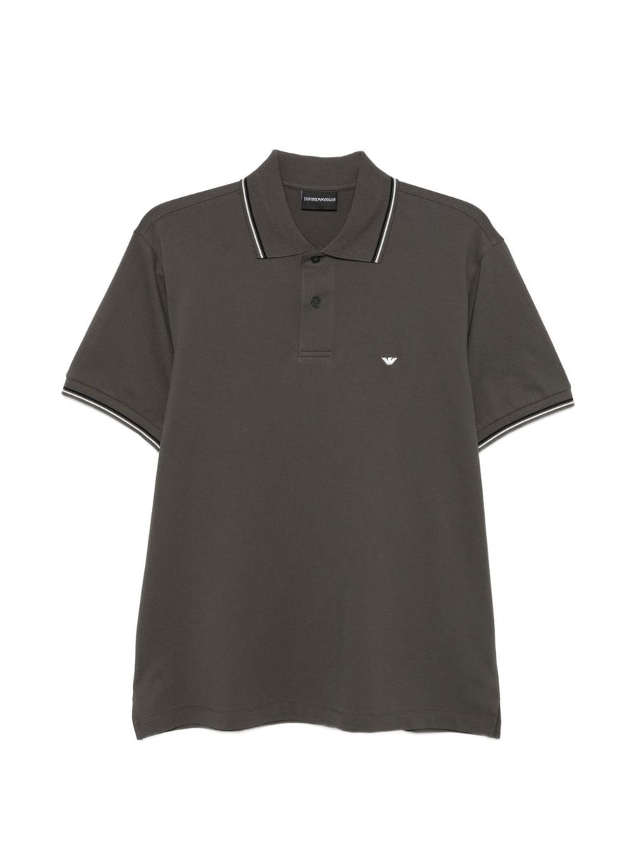 Emporio Armani Logo cotton polo shirt