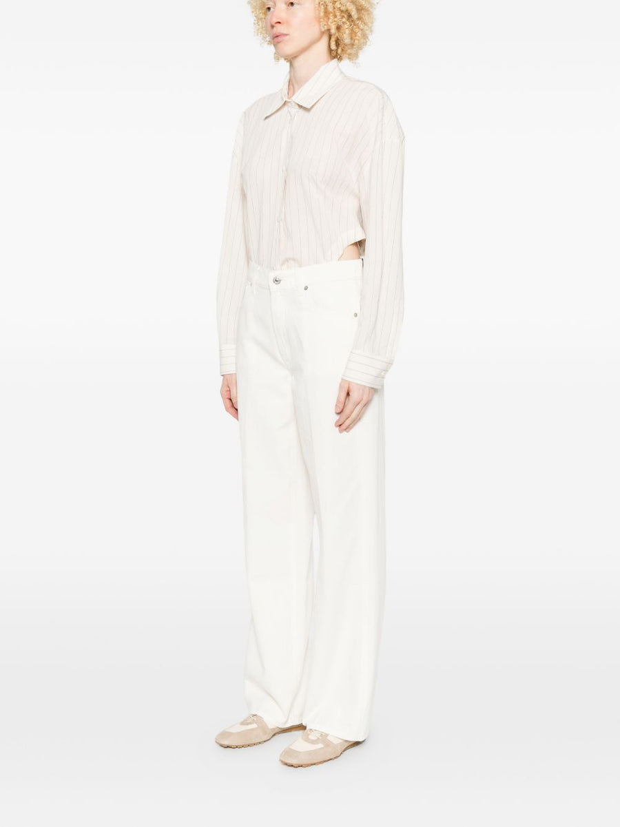 Seven Linen Trousers for Women Lightweight Breathable Casual Everyday Versatile White Cotton Linen Blend
