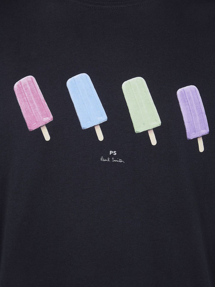 Paul Smith Graphic Print Organic Cotton T Shirt For Men Versatile Everyday Luxury Topwear