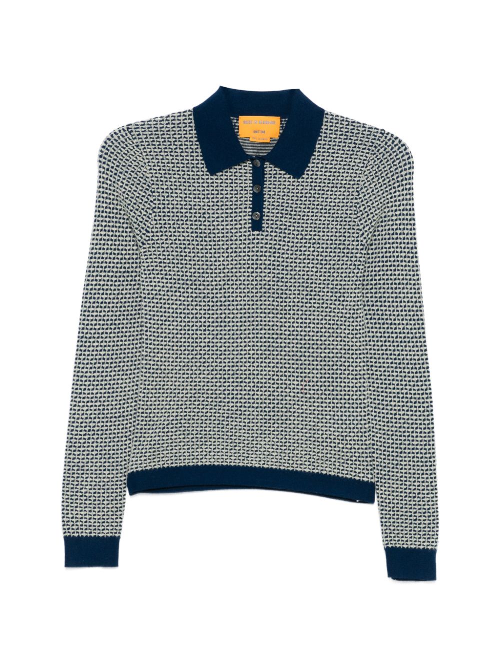 Guest In Residence Pique cashmere polo shirt