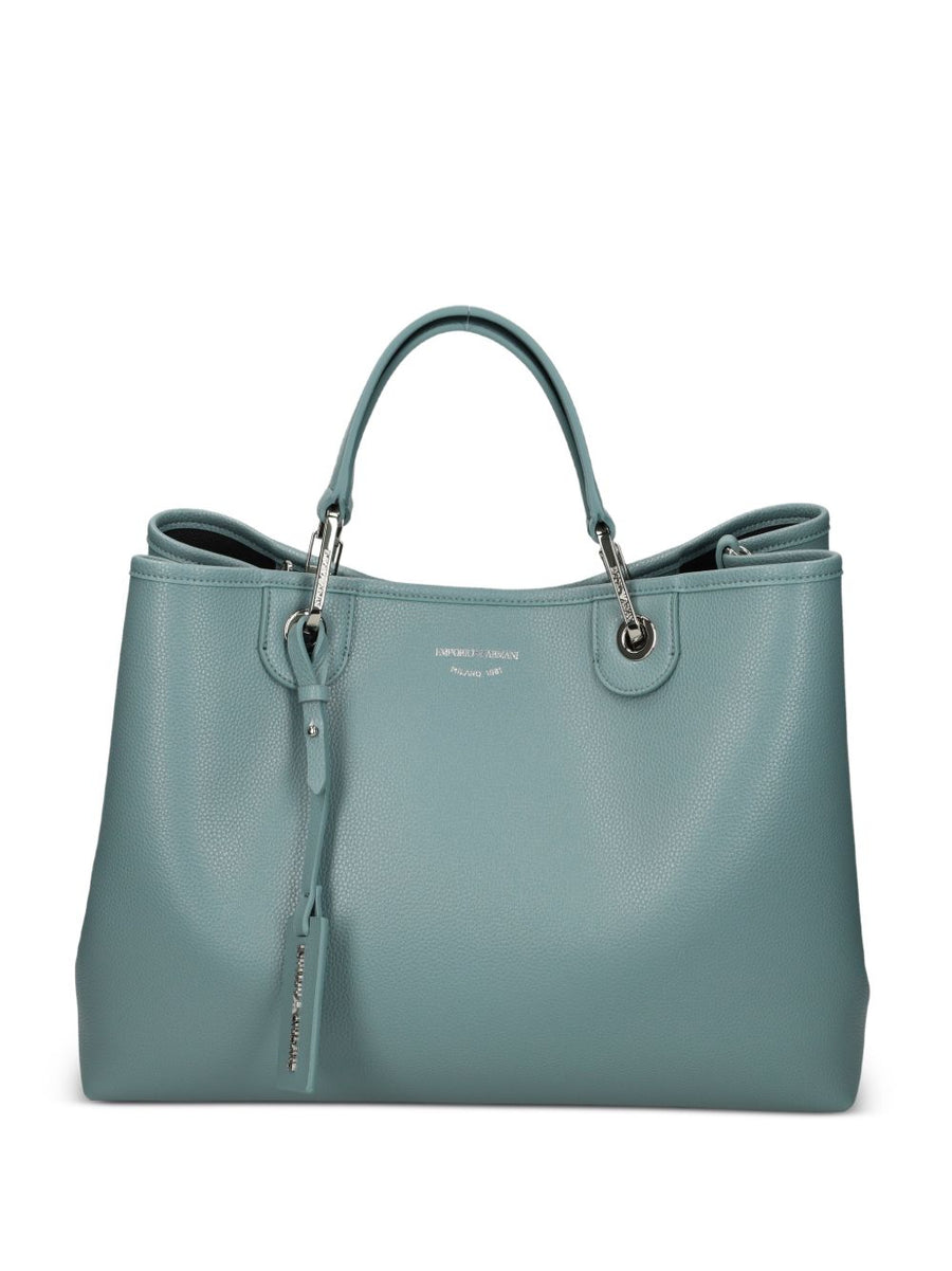 Emporio Armani Medium Myea Shopper Bag With Deer Print