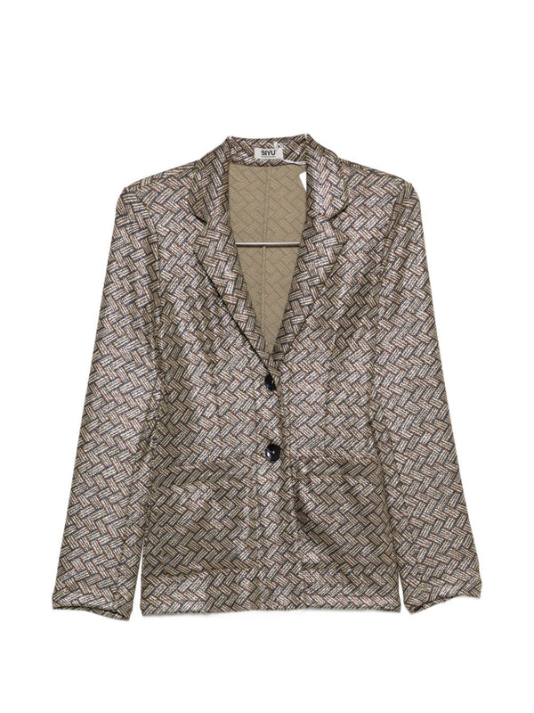 Siyu Tallis single-breasted jacket