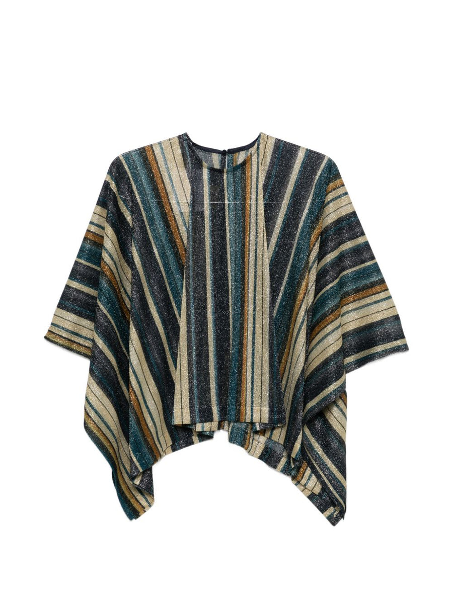 Siyu Zoe Striped Blouse Multicolor Sheen Relaxed Fit For Modern Women Spring Summer 2026