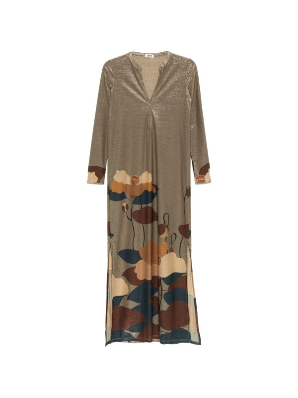 Siyu V-neck Ninfa kaftan dress