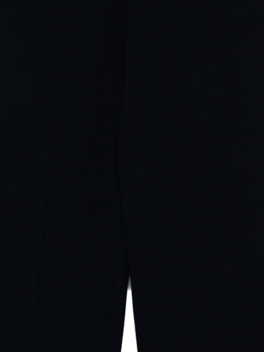 Circolo 1901 Navy Cotton Trousers For Women Stretch Tailored Everyday Workwear Polished Essential