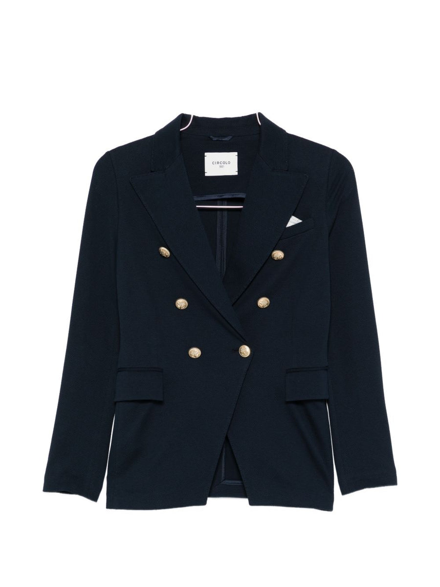 Circolo 1901 Cotton double-breasted jacket