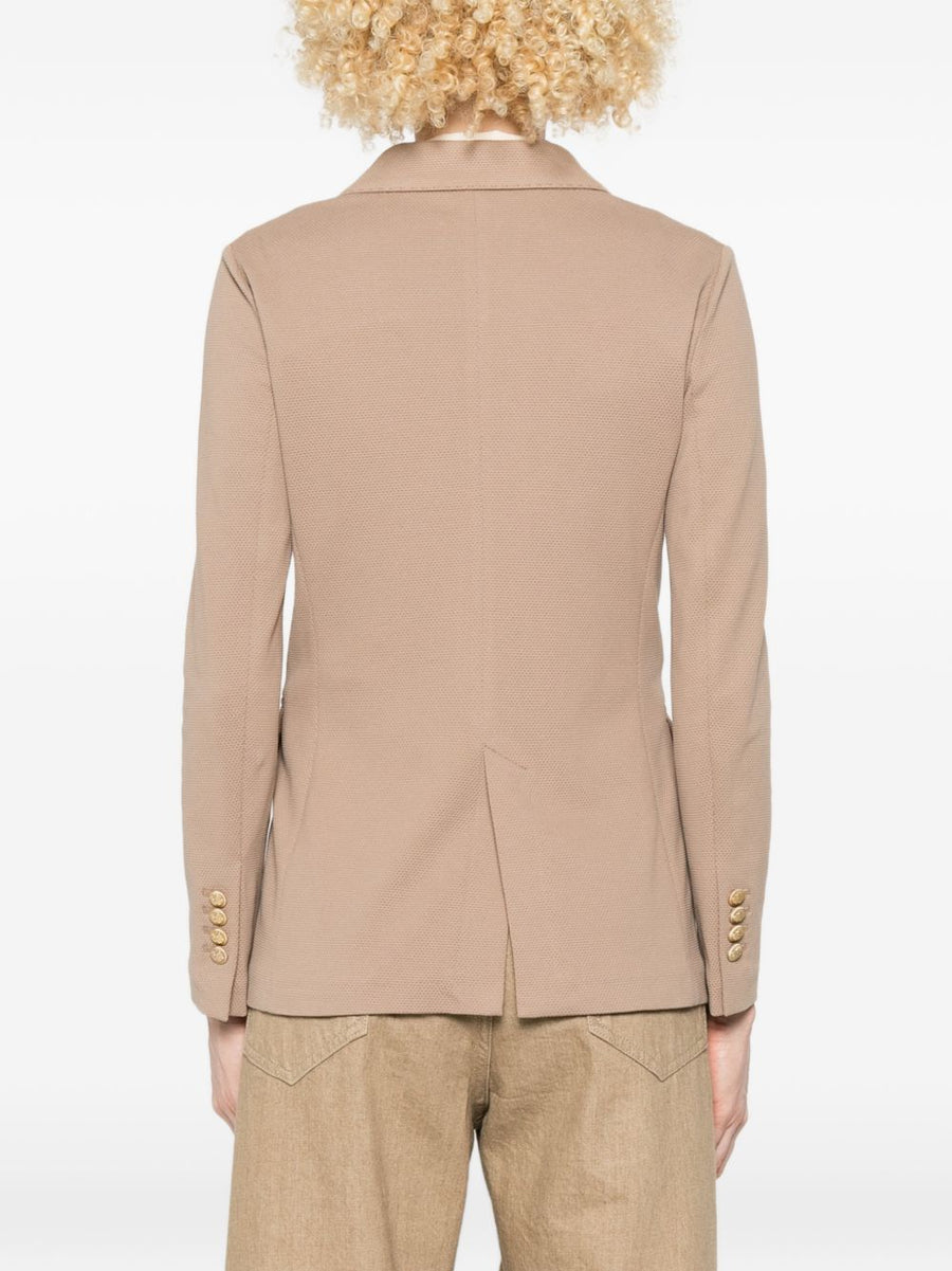 Cotton Double-Breasted Jacket Circolo 1901 For Women With Breathable Stretch And Polished Tailoring
