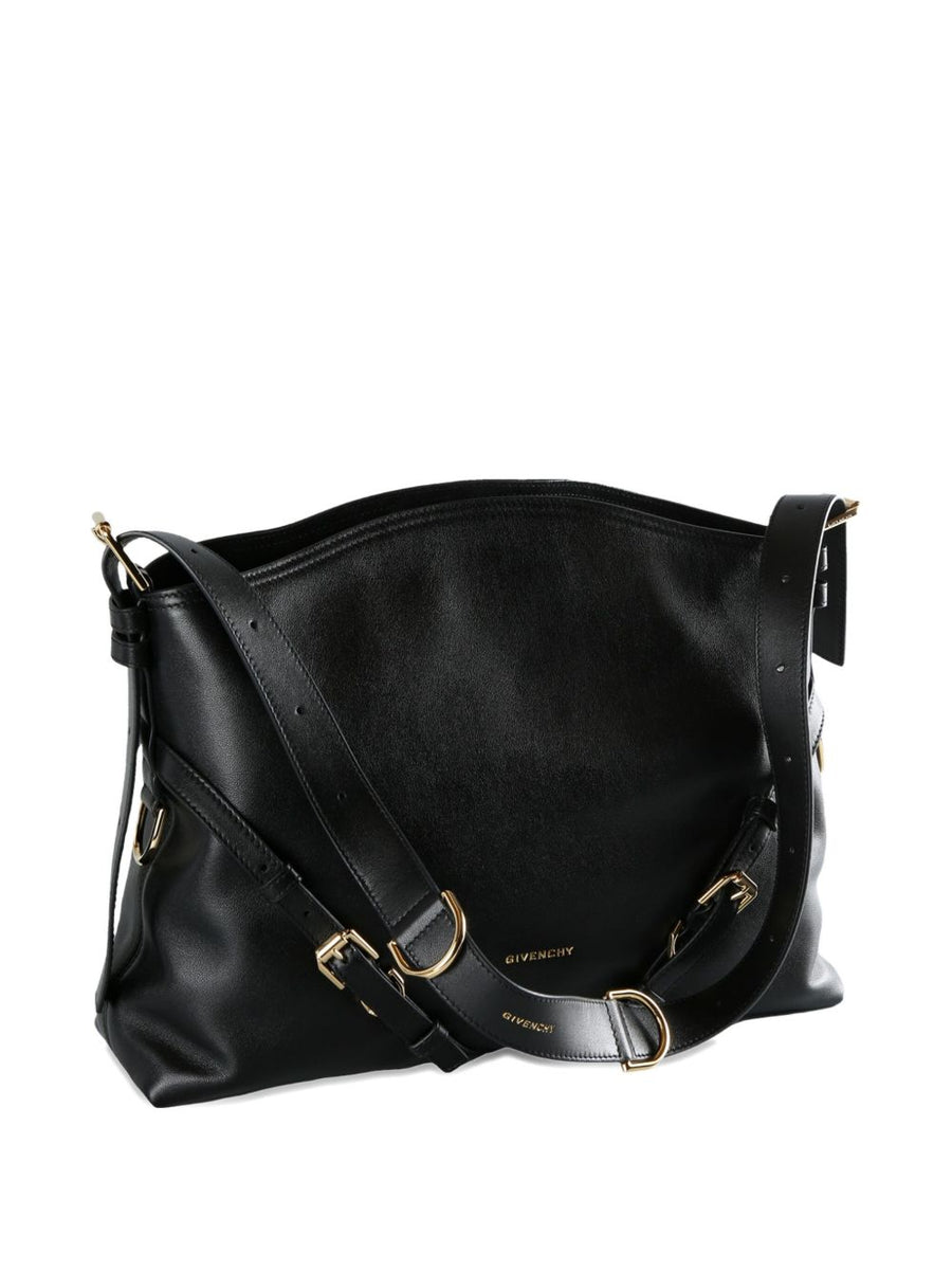 Givenchy Voyou Medium Bag Glossy Calf Leather With Top Zip For Day To Night Women