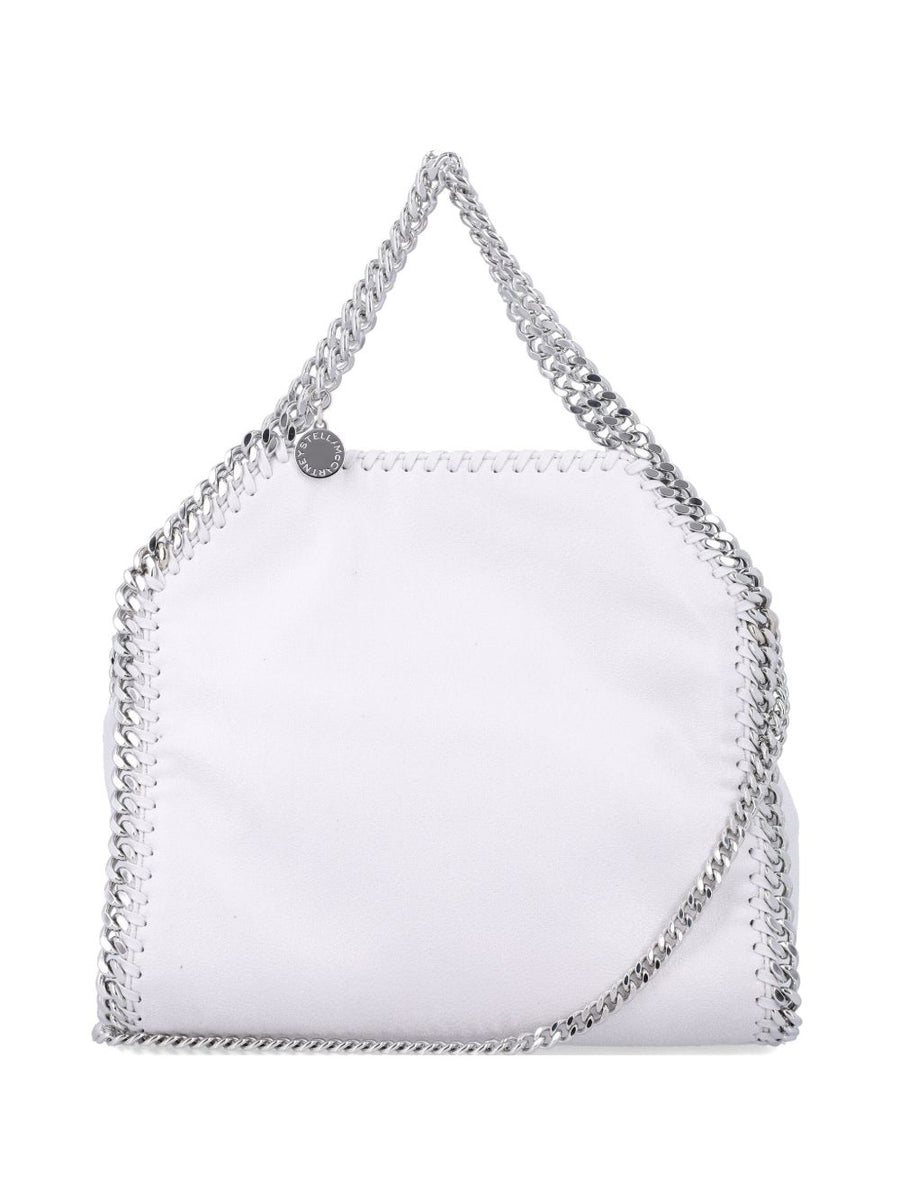 Stella McCartney Mini Falabella Tote Bag for Women Luxury Grey With Signature Chain Detailing