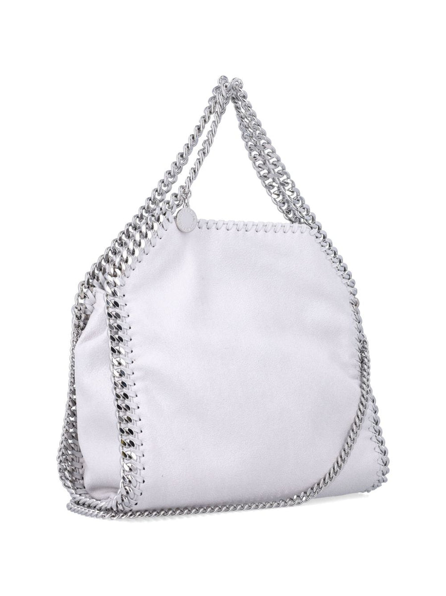 Stella McCartney Mini Falabella Tote Bag for Women Luxury Grey With Signature Chain Detailing