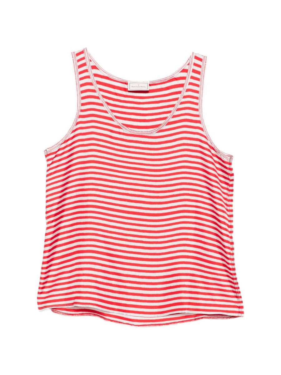 Pierre Louis Mascia Striped silk top