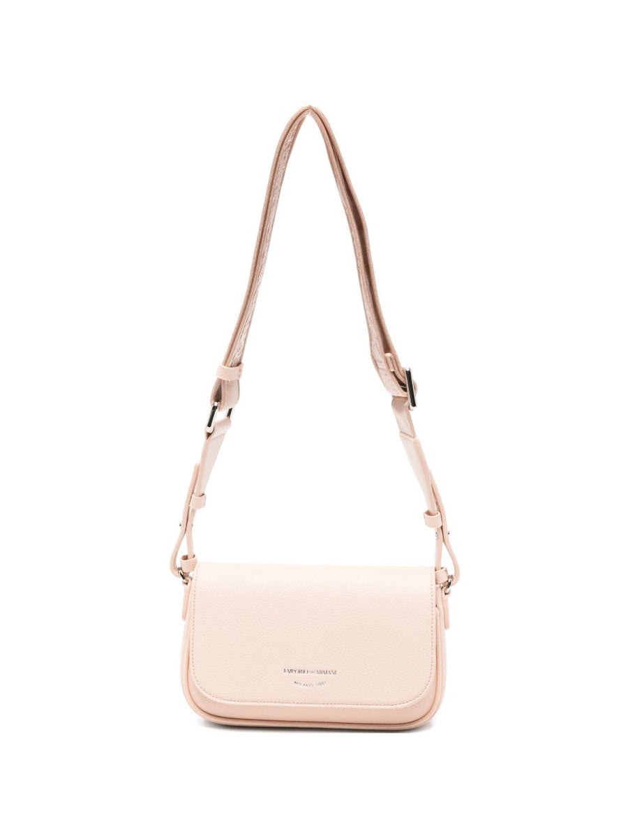 Emporio Armani Deer-Print Mini Bag For Women, Luxurious Shoulder Bag With Flap Closure And Detachable Strap