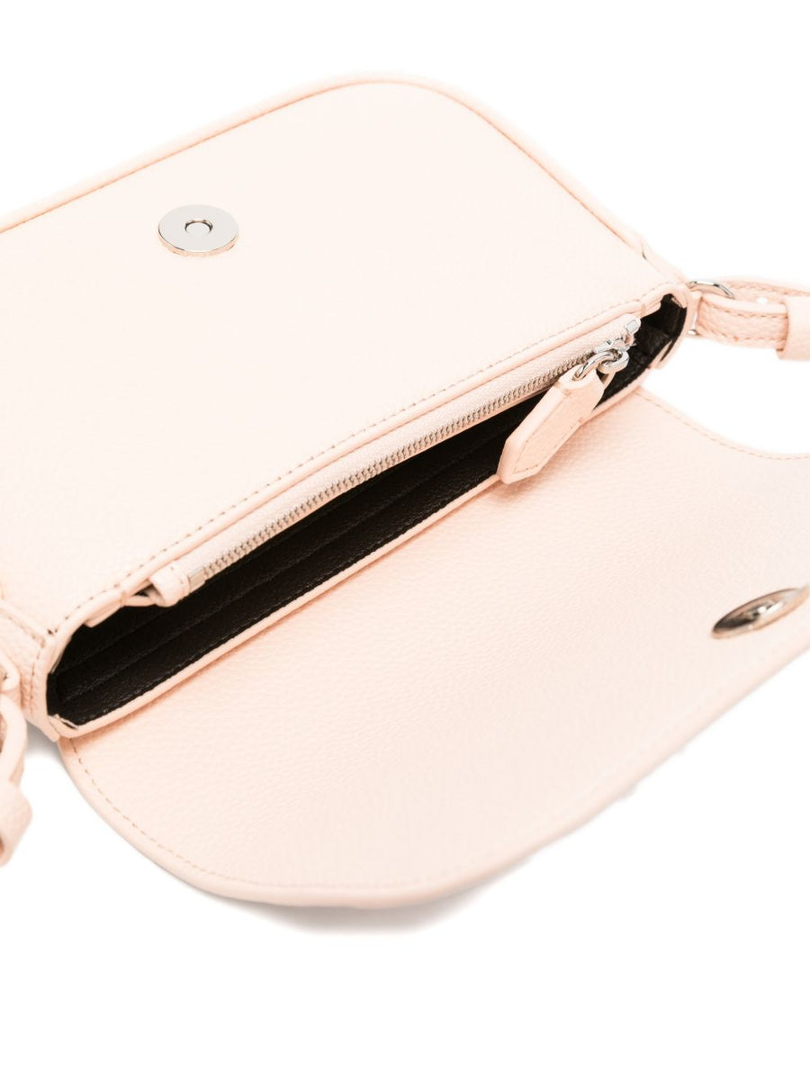 Emporio Armani Deer-Print Mini Bag For Women, Luxurious Shoulder Bag With Flap Closure And Detachable Strap