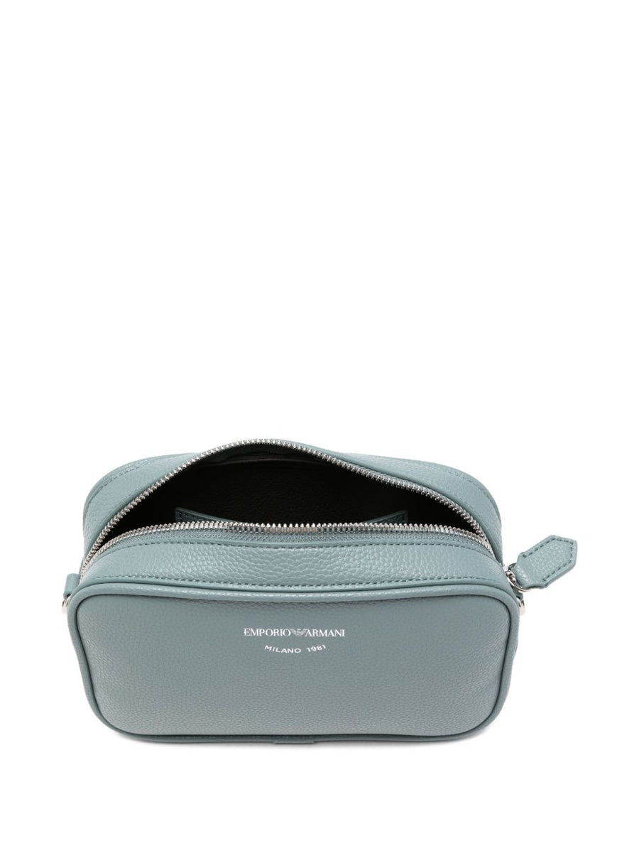 Emporio Armani Camera Bag For Women Deer Print Luxury Grey TPU With Detachable Adjustable Strap