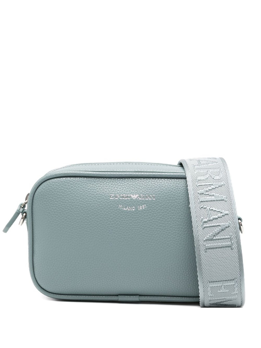 Emporio Armani Camera Bag For Women Deer Print Luxury Grey TPU With Detachable Adjustable Strap