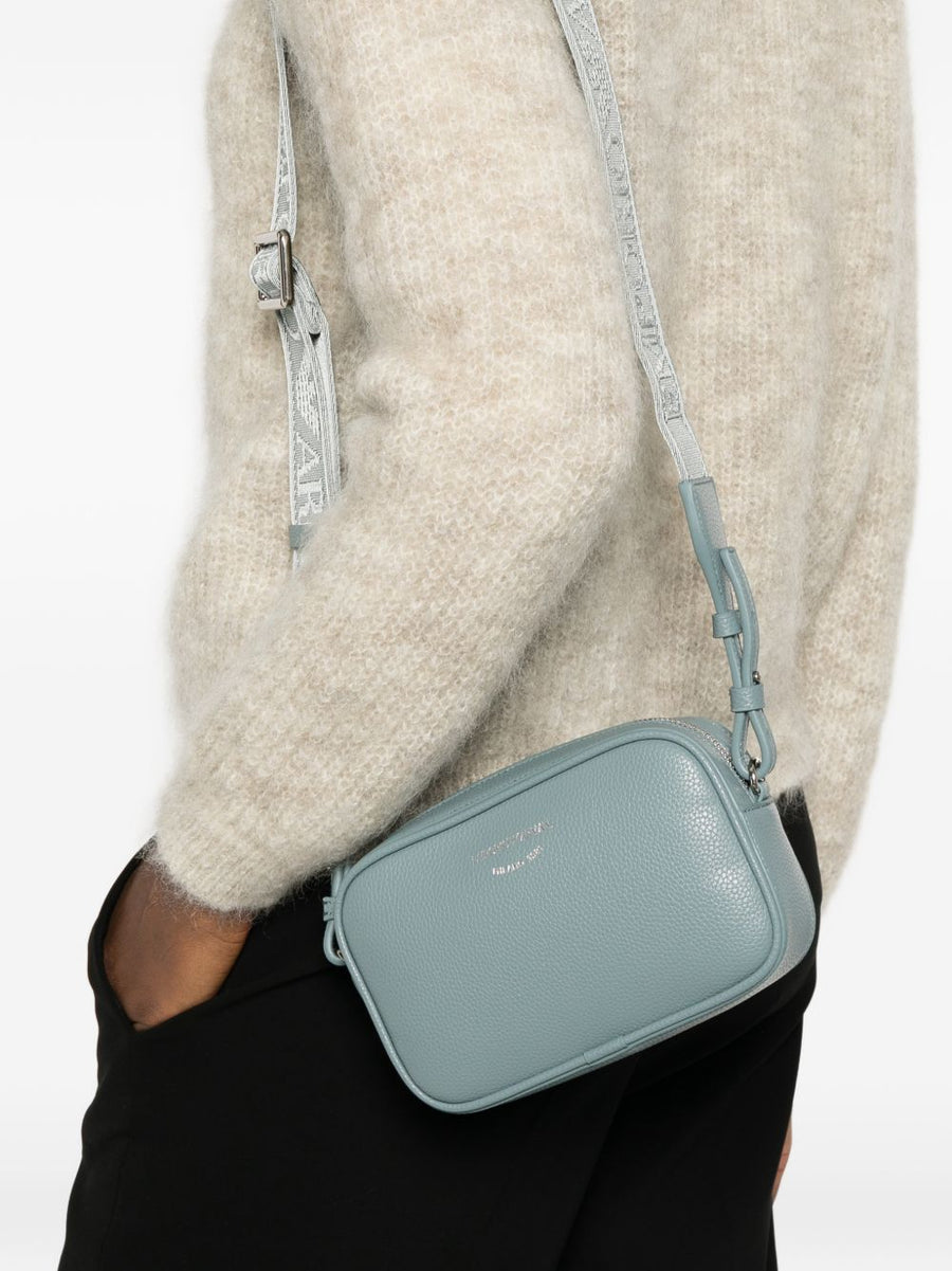 Emporio Armani Camera Bag For Women Deer Print Luxury Grey TPU With Detachable Adjustable Strap