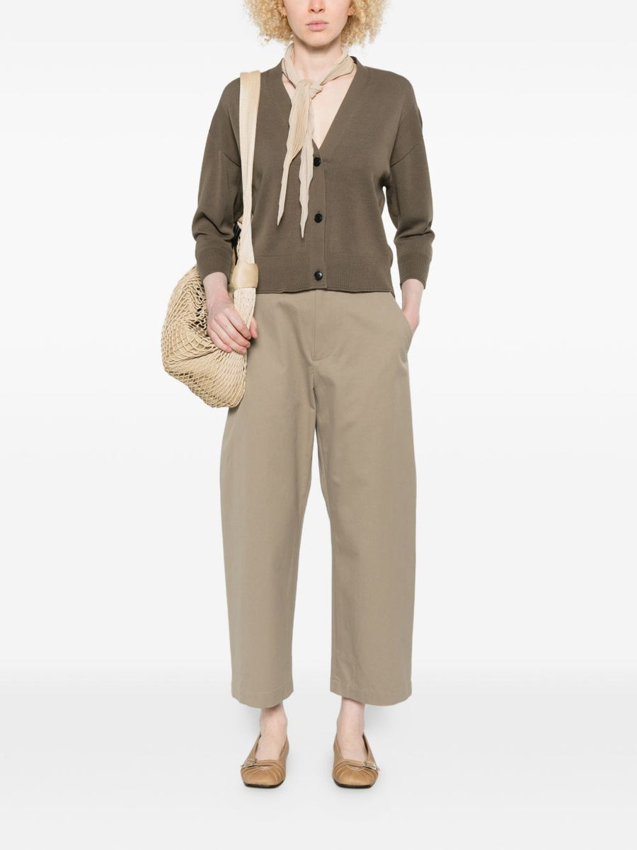 Nicholson & Nicholson Cotton Trousers for Women Breathable 100 Cotton Khaki Elastic Waist Ready Spring Summer 2026