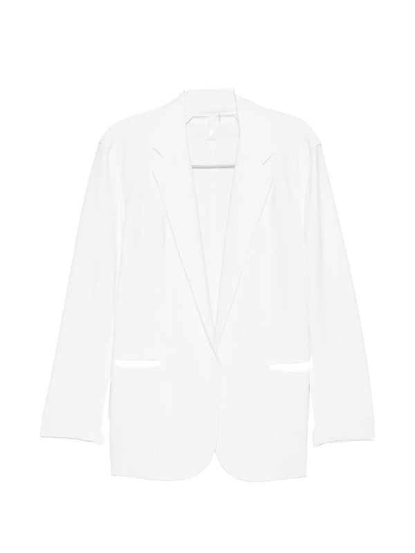 Norma Kamali Oversized single-breasted blazer jacket