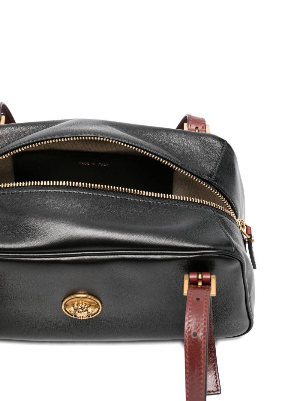 Versace Emblème Nappa Bowling Bag