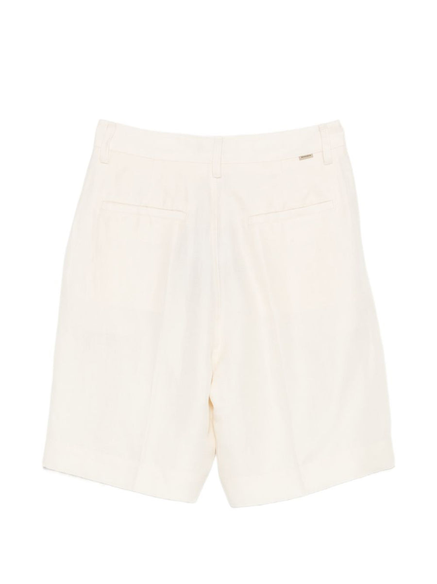 Woolrich Linen Blend Shorts For Women Lightweight Breathable Lyocell Linen Effortless Everyday Chic