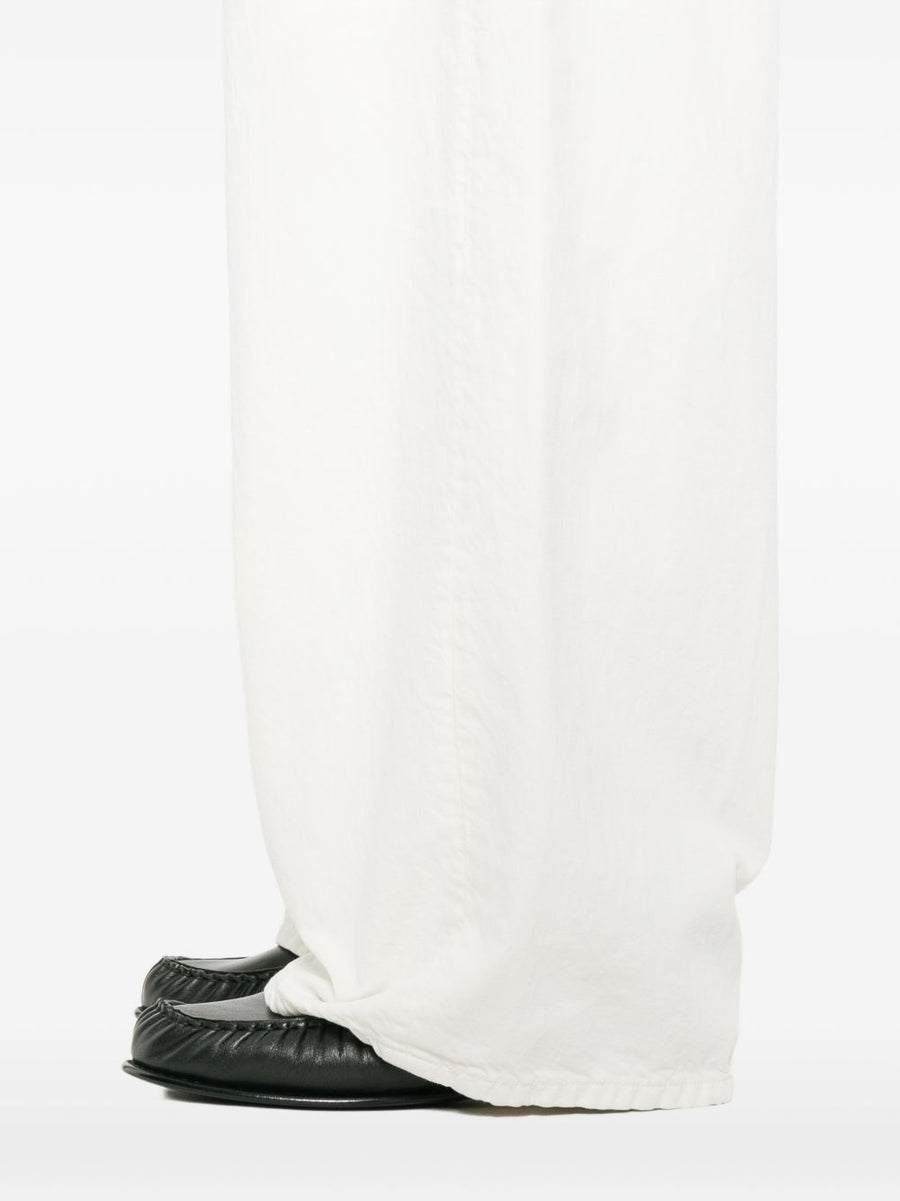 Haikure Wide Leg Denim Jeans For Women With Breathable Cotton Linen Blend Off White Versatile Spring Summer