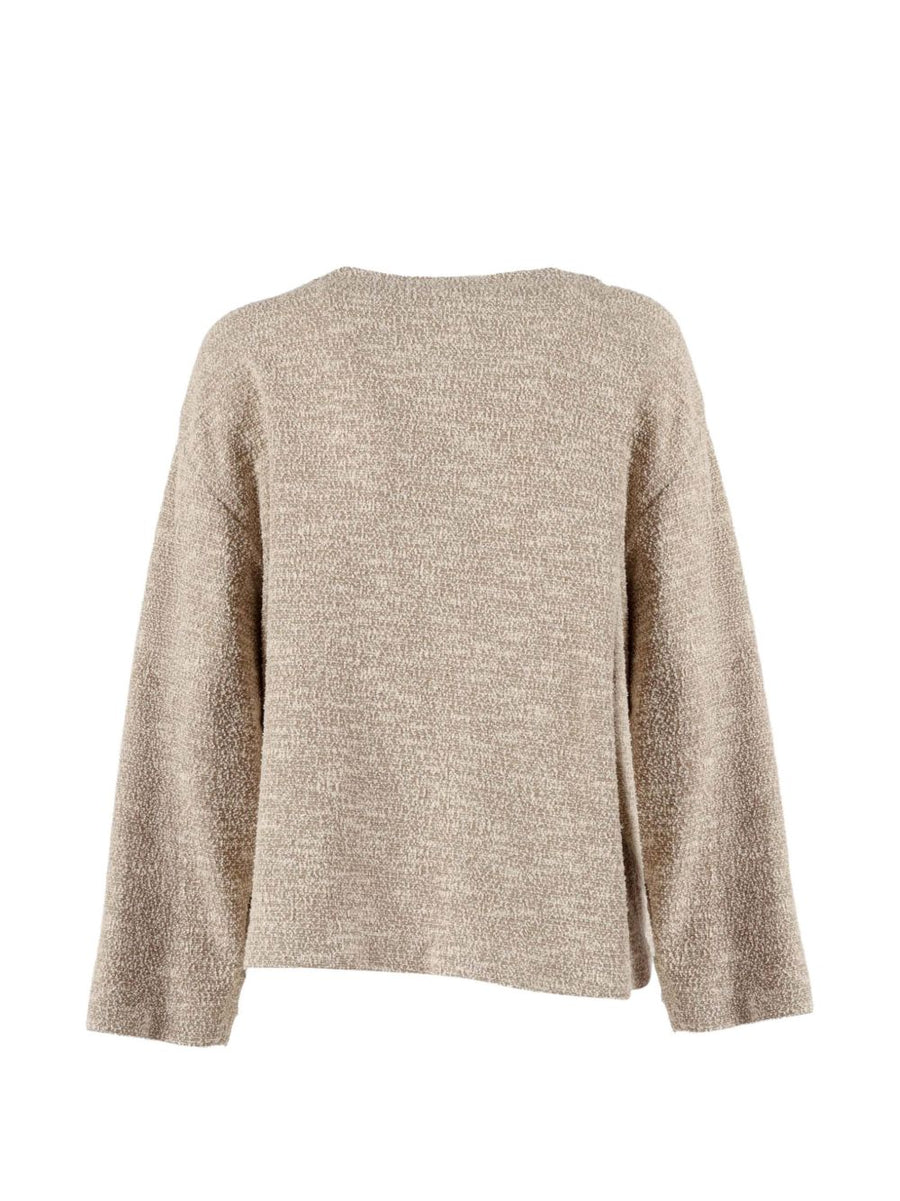 Emporio Armani Women's Cotton Blend Blazer Beige Button Closure Versatile Spring Summer Essential