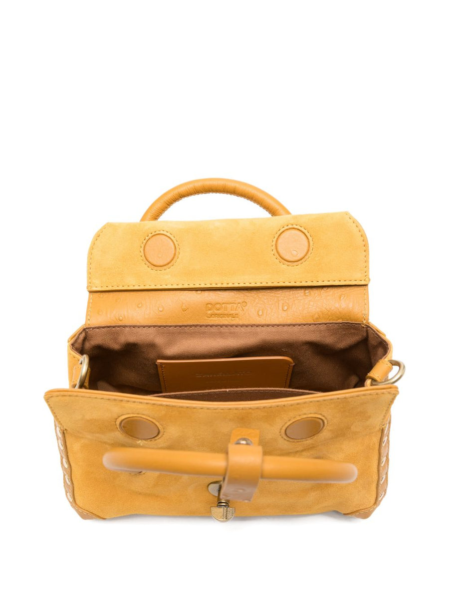 Zanellato Dotta Baby Bag Luxury Calf Leather One Size For Women Versatile Elegance Detachable Strap