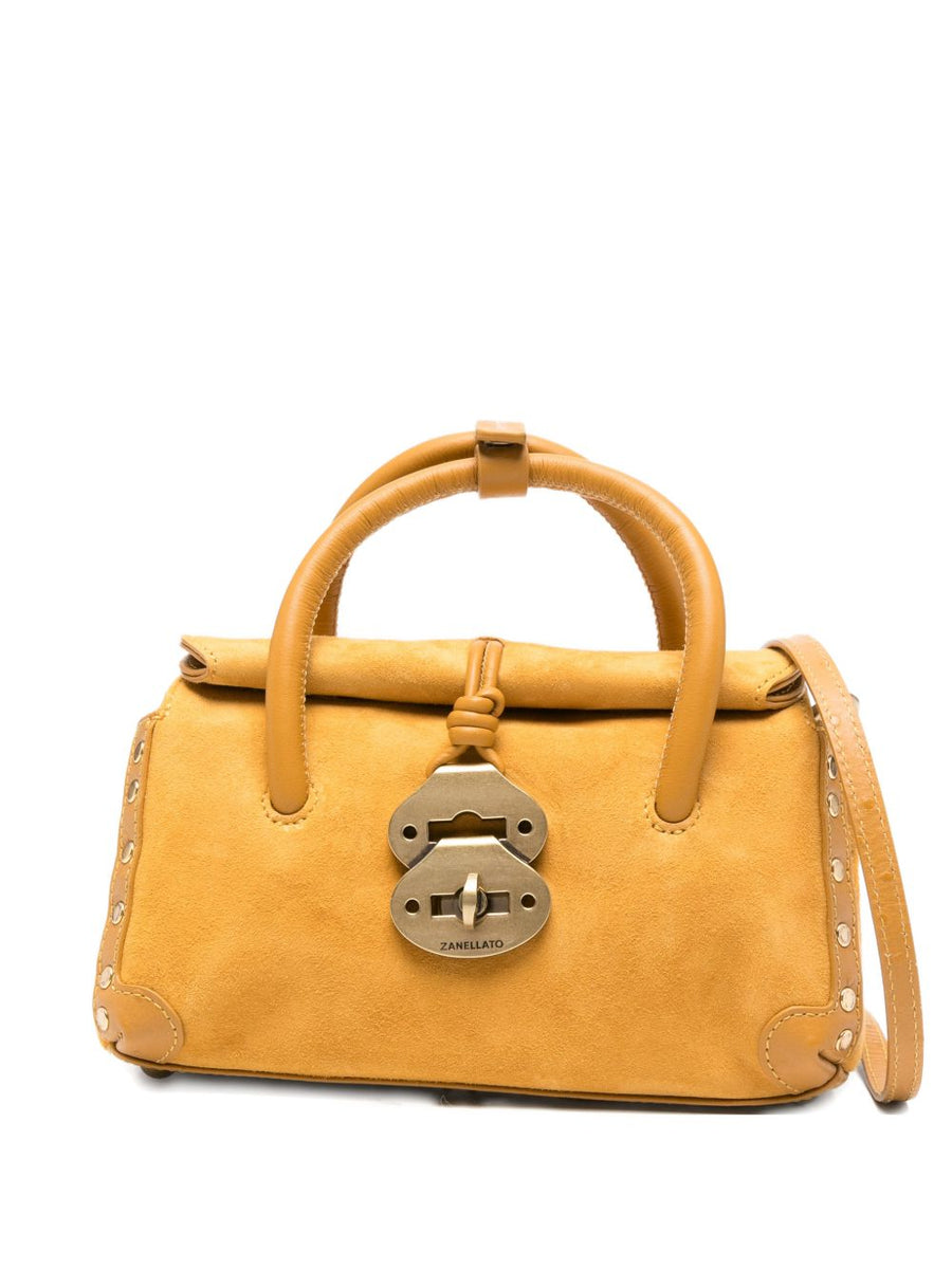 Zanellato Dotta Baby Bag Luxury Calf Leather One Size For Women Versatile Elegance Detachable Strap