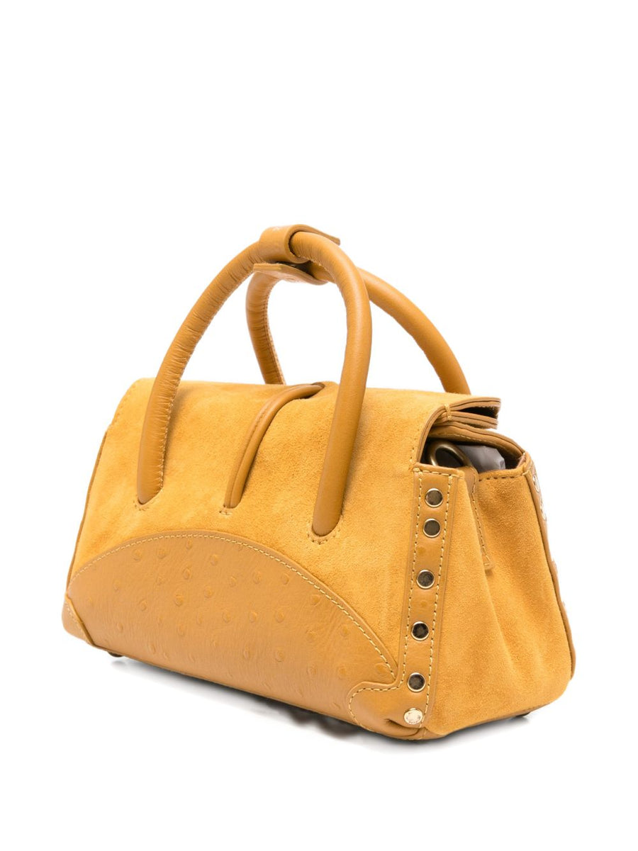 Zanellato Dotta Baby Bag Luxury Calf Leather One Size For Women Versatile Elegance Detachable Strap