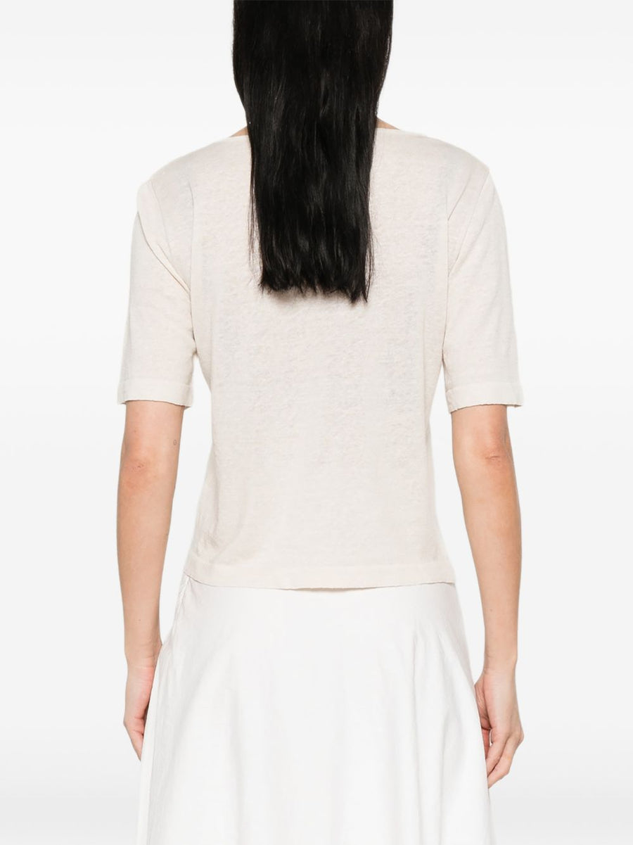 Base Linen and cotton blend sweater