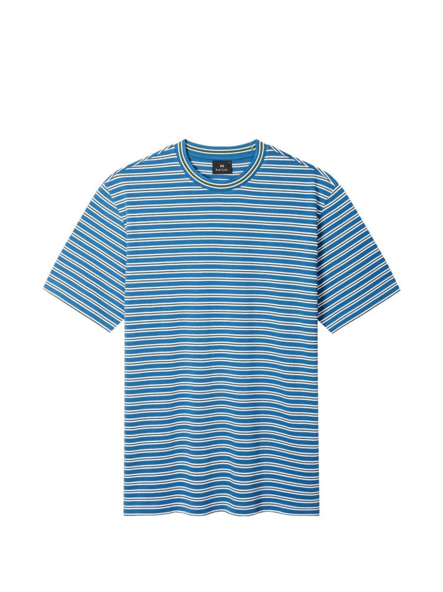 Paul Smith Striped Organic Cotton T Shirt For Men Premium Everyday Essential With Breathable Comfort