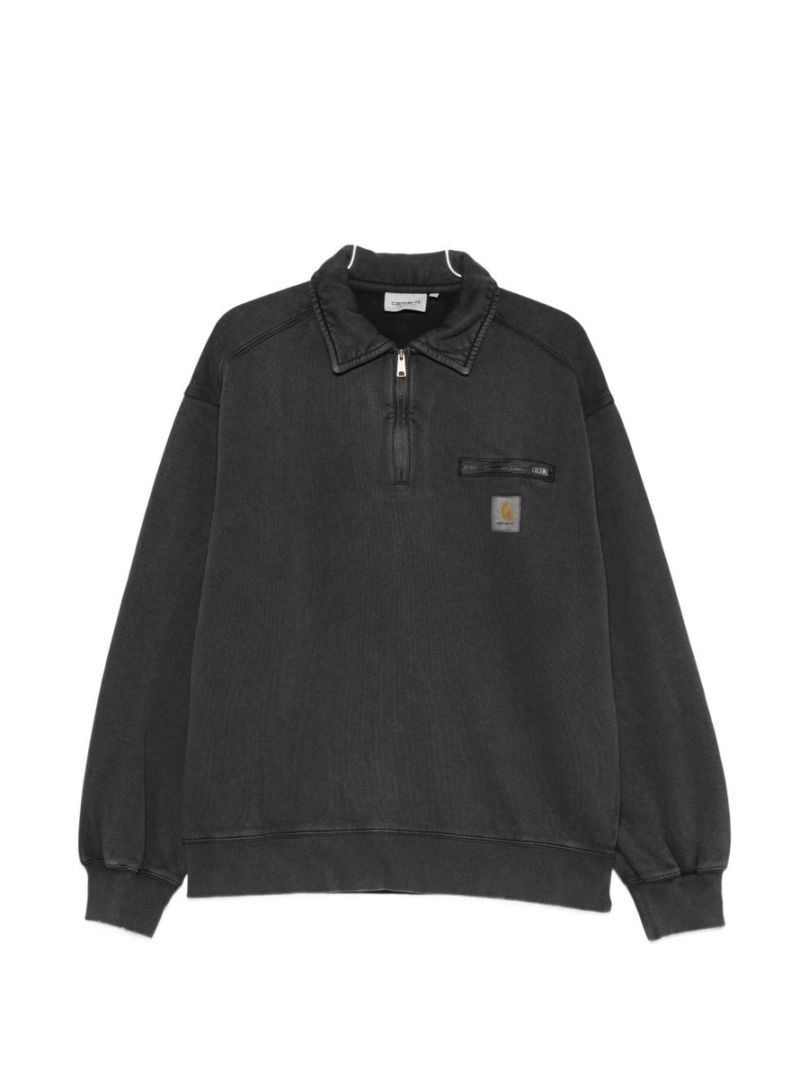 Carhartt WIP Cotton Half Zip Sweatshirt For Men Durable