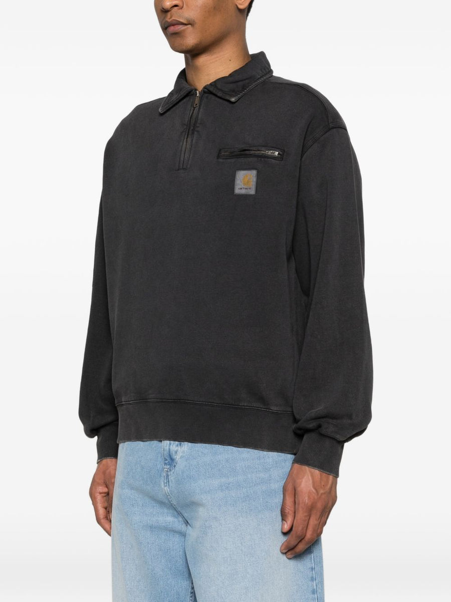 Carhartt WIP Cotton Half Zip Sweatshirt For Men Durable