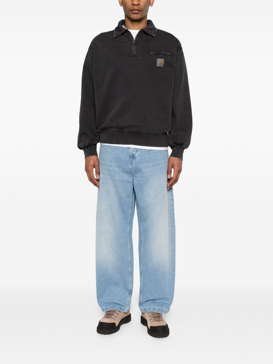 Carhartt WIP Cotton Half Zip Sweatshirt For Men Durable