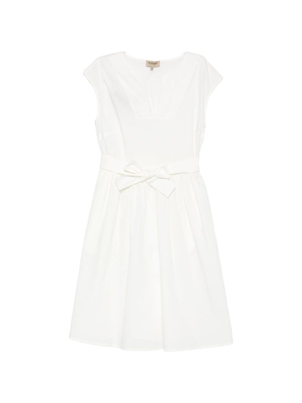 Woolrich V-neck Cotton short dress