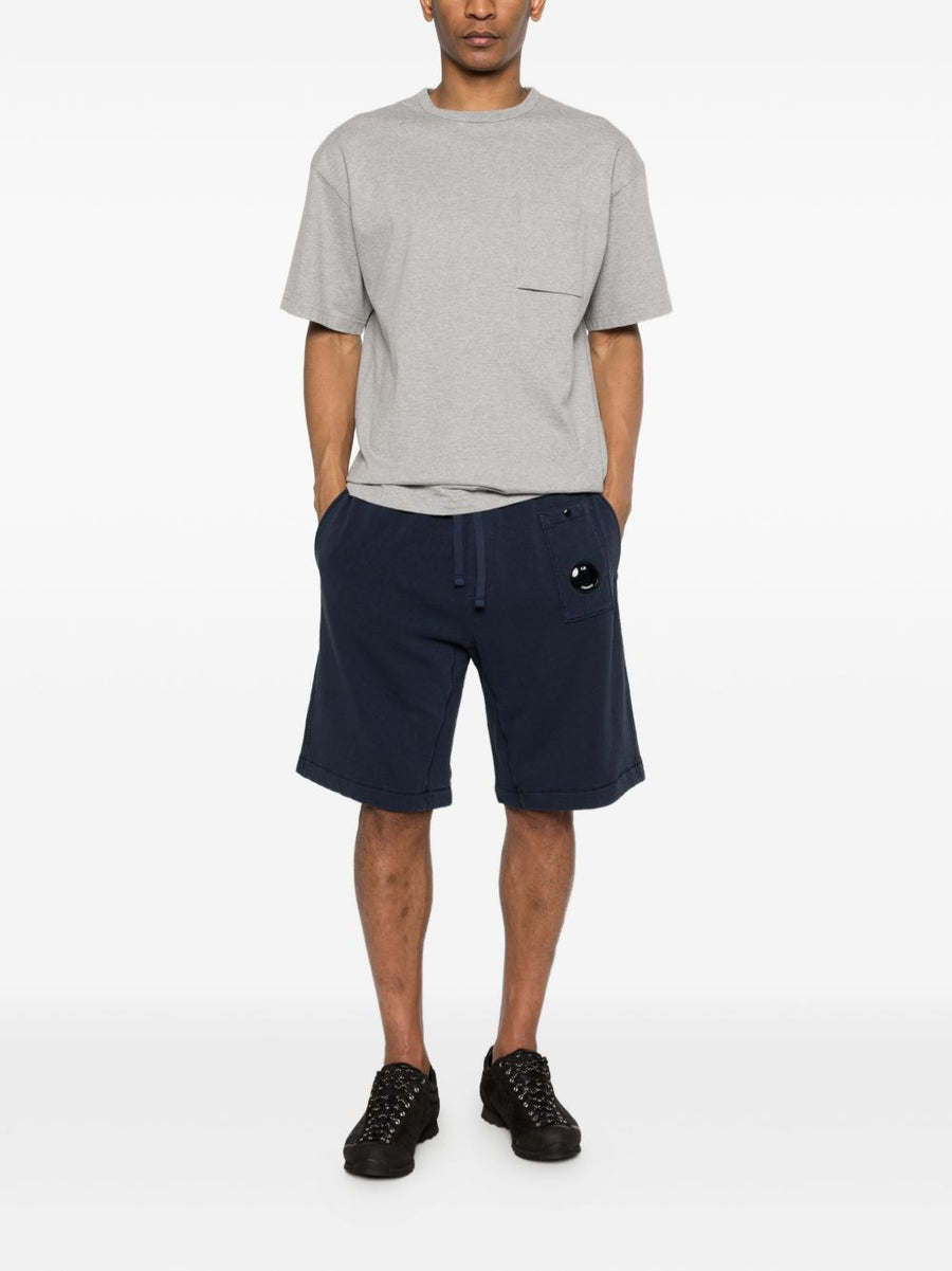 C.P. Company Cotton Jogging Bermuda Shorts For Men Drawstring Waist Side Pockets Premium Comfort