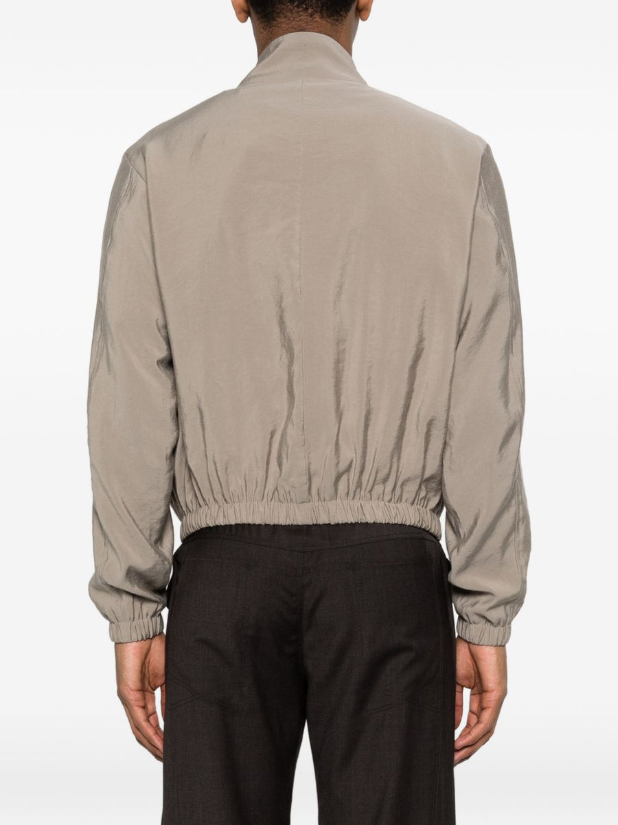Emporio Armani Blouson Jacket for Modern Men Premium Lightweight Front Zip with Elastic Cuffs