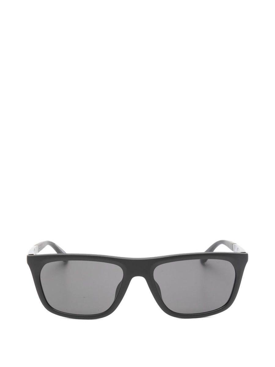 Emporio Armani Sunglasses For Men Premium Lightweight Black Rectangle Acetate With Nose Pads