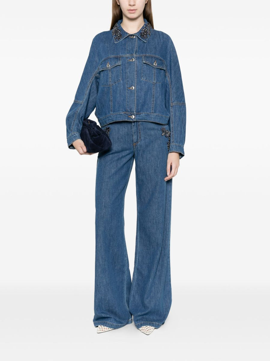 Ermanno Firenze Flared leg denim jeans