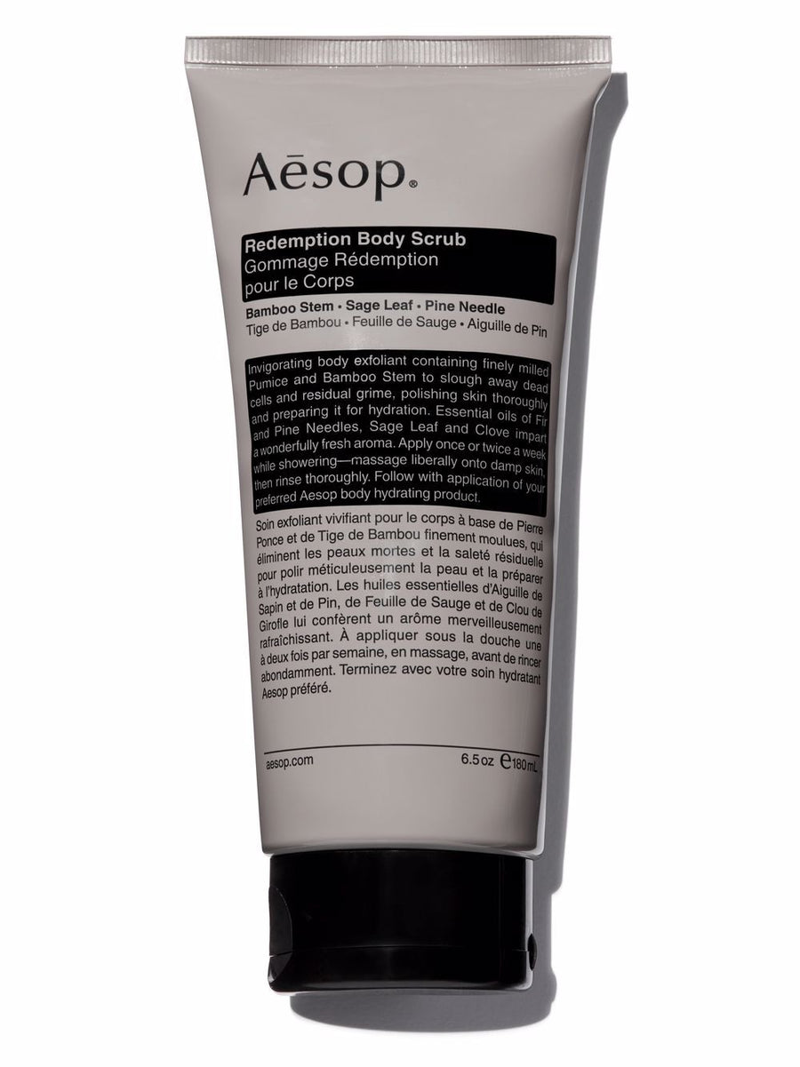 Aesop Redemption Body Scrub Luxury Exfoliant For Women Premium Gentle Revitalizing Routine 180ml