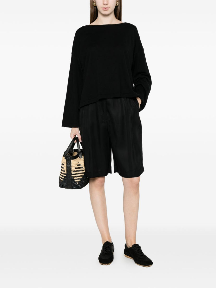 Ct Plage Cotton Cashmere Blend Crewneck Sweater Unisex Soft Breathable Warmth For Everyday Wear