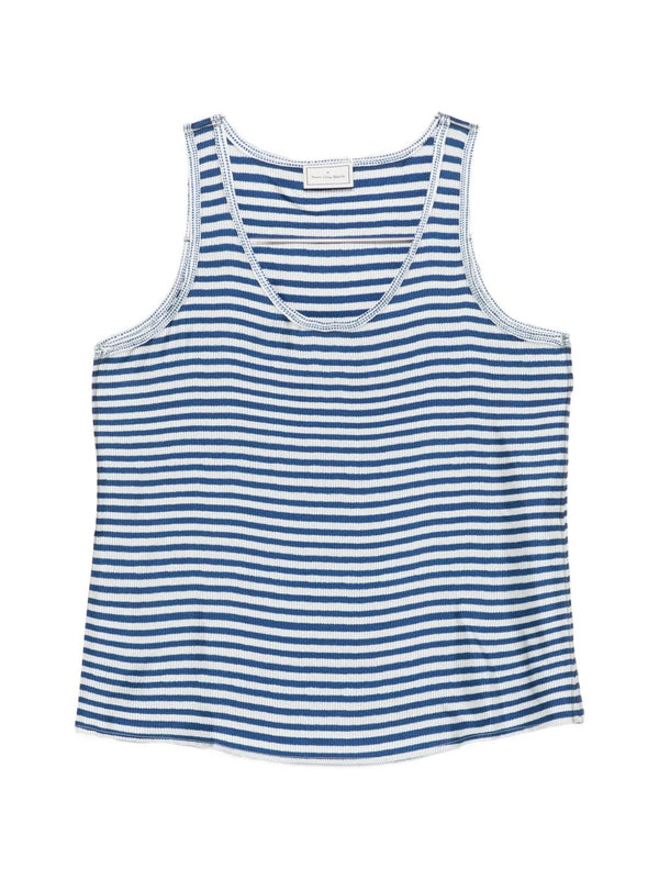Pierre Louis Mascia Striped silk top