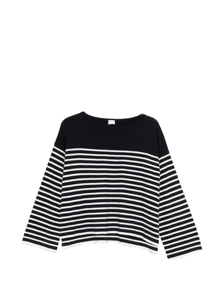 Ct Plage Striped Cotton Cashmere Knit Top For Women Resort Ready Summer Style And Everyday Comfort