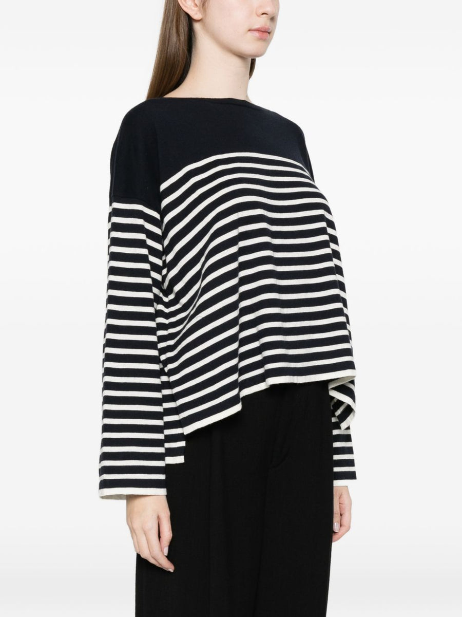 Ct Plage Striped Cotton Cashmere Knit Top For Women Resort Ready Summer Style And Everyday Comfort