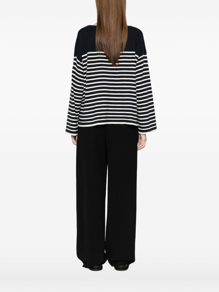 Ct Plage Striped Cotton Cashmere Knit Top For Women Resort Ready Summer Style And Everyday Comfort