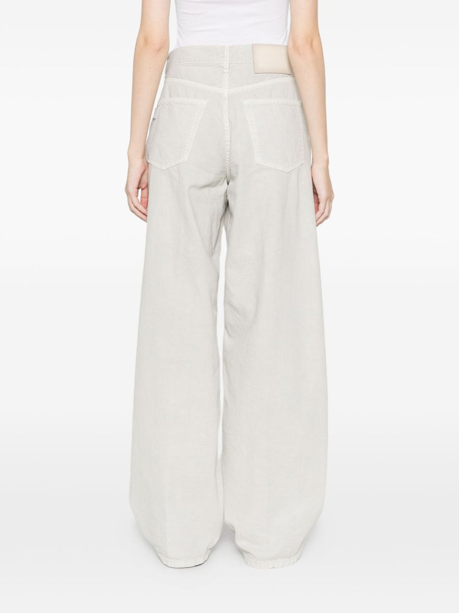 Haikure Bethany Wide Leg Grey Denim Jeans For Women Effortless Everyday Comfort Linen Blend Five Pocket Style