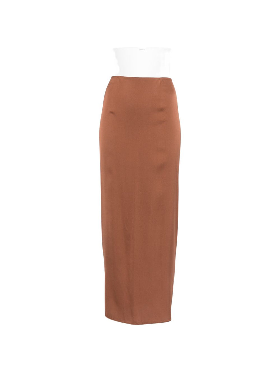 Silk95Five Silk Skirt French Tie For Professional Women Luxurious Stretch Pencil