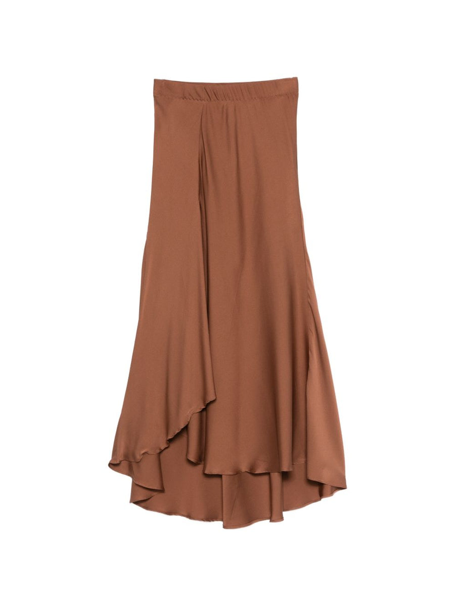 Silk95Five Sirene Silk Skirt For Women Lightweight Luxury With Elastic Waistband