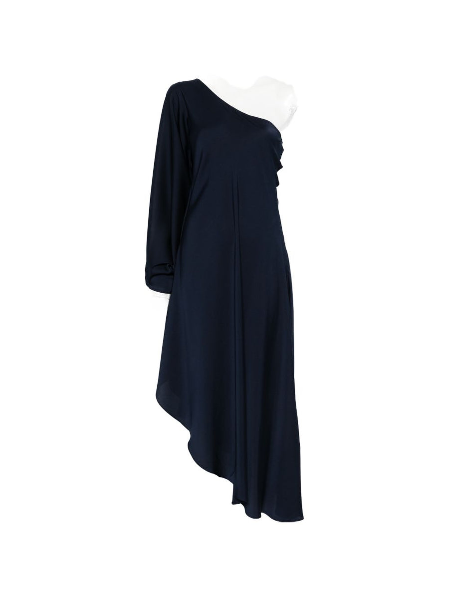 Silk Dress Silk95Five Ritz Luxurious Architectural Asymmetric Hem For Style Conscious Modern Women
