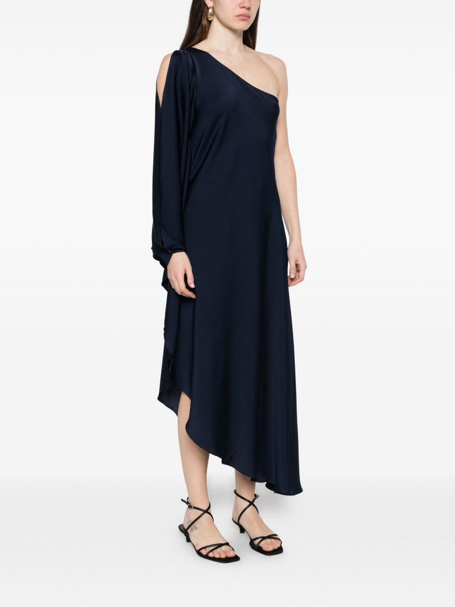 Silk Dress Silk95Five Ritz Luxurious Architectural Asymmetric Hem For Style Conscious Modern Women